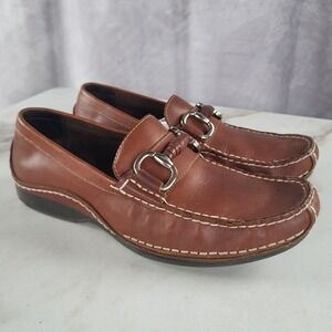 RJ Colt  Hang On Horsebit Loafers Men's 7 M Brown